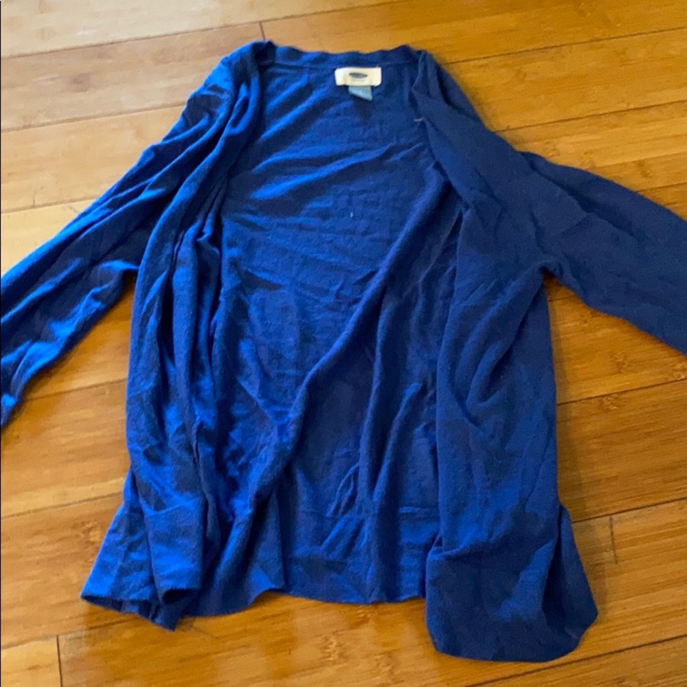 Navy blue cardigan